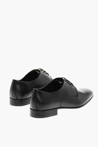 CC COLLECTION 브러시드 가죽 더비 슈즈