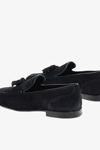 CC COLLECTION Suede Loafers With Tassels