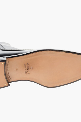 Leather Ankle Boots with Logo Monogram