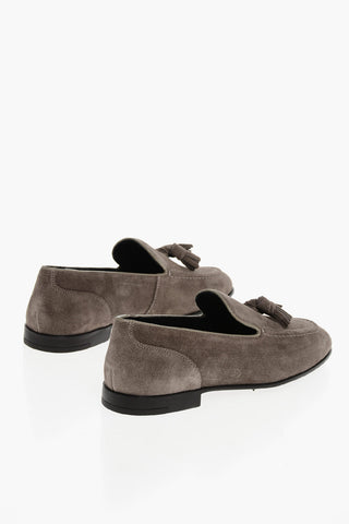 CC COLLECTION Suede Loafers With Tassels