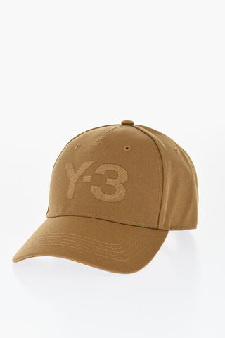 Y-3 Cappello da Baseball a Tinta Unita con Logo Tono su Tono