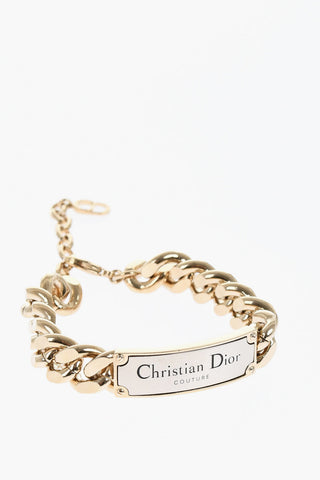 COUTURE Golden-Effect Chain Bracelet