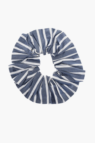 Striped Organic Cotton Scrunchie