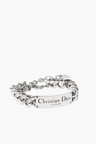 COUTURE Bracciale a Catena Effetto Argentato