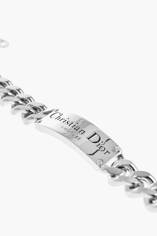 COUTURE Bracciale a Catena Effetto Argentato