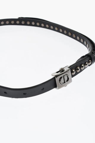 Leather Belt with Studs 20mm