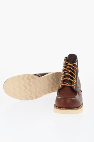 Stivaletti MOC TOE in Pelle con Suola a Contrasto