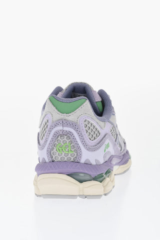 Mesh and Suede GEL NYC Low-Top Sneakers with Air Bubble Sole