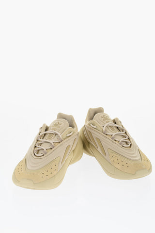 Neoprene OZELIA Sneakers with Suede Inserts