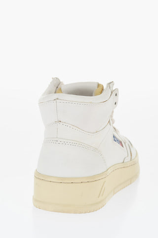 High-Top MEDALIST Leather Sneakers