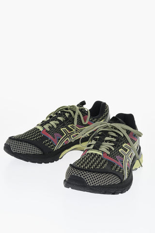 Mesh US4-S GEL-TERRAIN KIKO CURAT Low-Top Sneakers with Rubber Details