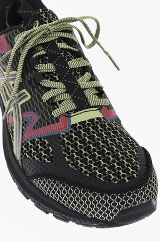 Mesh US4-S GEL-TERRAIN KIKO CURAT Low-Top Sneakers with Rubber Details