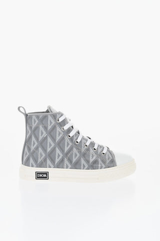 High-Top-Sneaker Mit CD Diamonds All-Over-Logo