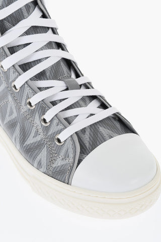 High-Top-Sneaker Mit CD Diamonds All-Over-Logo