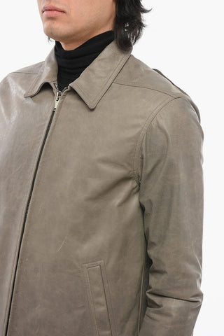 LIDO Giubbotto BRAD in Pelle con Zip Frontale