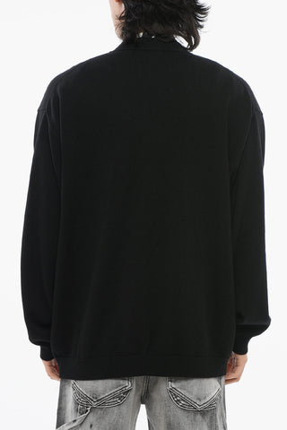 V Neck BOKE FLOWER Wool Cardigan
