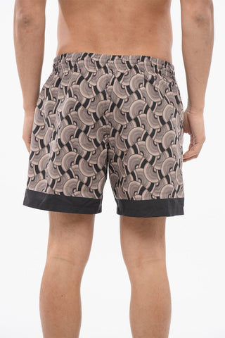 Geometric Patterned PHIBBS Swim Shorts