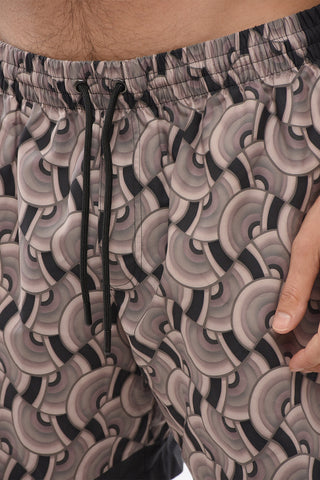 Geometric Patterned PHIBBS Swim Shorts