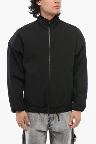 Viscose Blend ETERNAL Bomber Jacket with Embossed Detail
