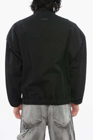 Viscose Blend ETERNAL Bomber Jacket with Embossed Detail