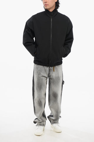 Viscose Blend ETERNAL Bomber Jacket with Embossed Detail