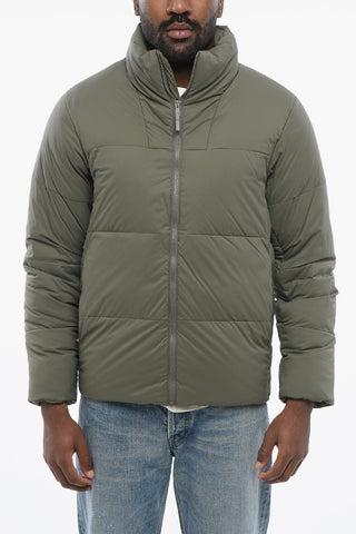 VEILLANCE Front Zipped Nylon Down Jacket