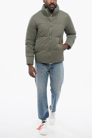 VEILLANCE Front Zipped Nylon Down Jacket