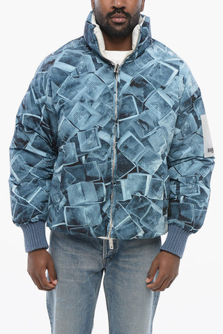 EMPORIO Reversible EARCTIC Down Jacket with Ice Motif