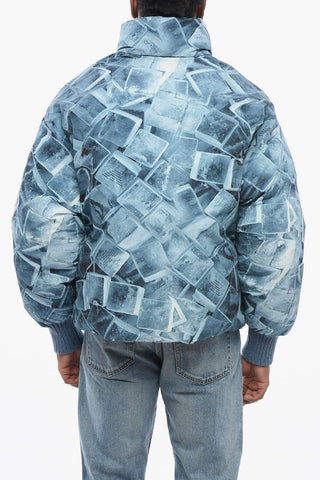 EMPORIO Reversible EARCTIC Down Jacket with Ice Motif