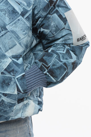 EMPORIO Reversible EARCTIC Down Jacket with Ice Motif