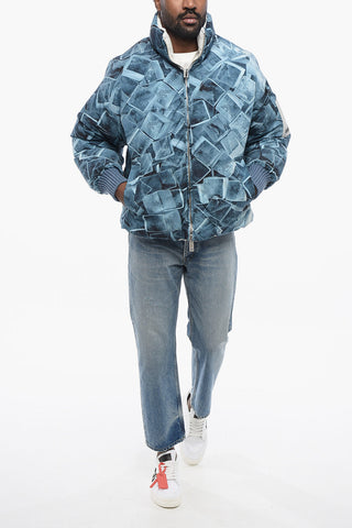 EMPORIO Reversible EARCTIC Down Jacket with Ice Motif