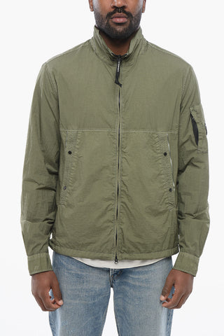 Zip-up Nylon Windbreaker