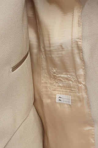 Abito 3 Pezzi con Rever a Lancia in Satin