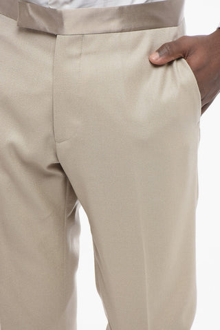 Abito 3 Pezzi con Rever a Lancia in Satin