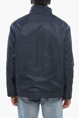 EMPORIO Virgin Wool Blend Reversible Coat with Waterproof Lining
