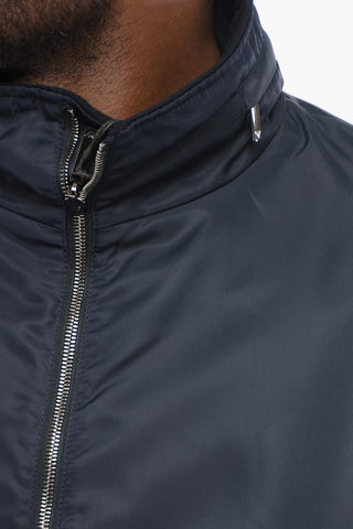 EMPORIO Virgin Wool Blend Reversible Coat with Waterproof Lining