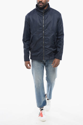 EMPORIO Virgin Wool Blend Reversible Coat with Waterproof Lining