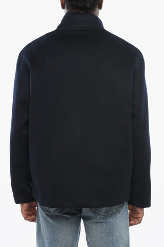 EMPORIO Virgin Wool Blend Reversible Coat with Waterproof Lining