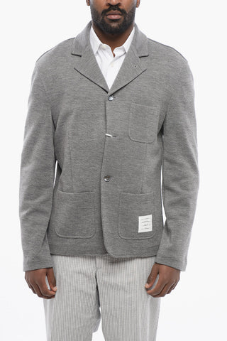 Blazer in Maglia con Tsache a Toppa