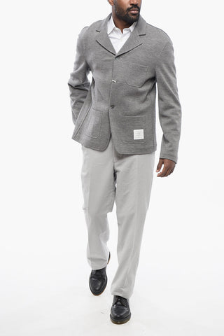 Blazer in Maglia con Tsache a Toppa
