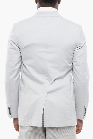 Half-lined BEEMAN Cotton Blazer with Notch Lapel