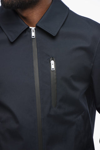 Giacca a Vento in Nylon con Zip Vulcanizzate