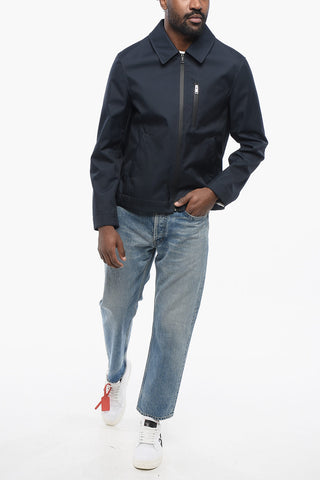 Giacca a Vento in Nylon con Zip Vulcanizzate