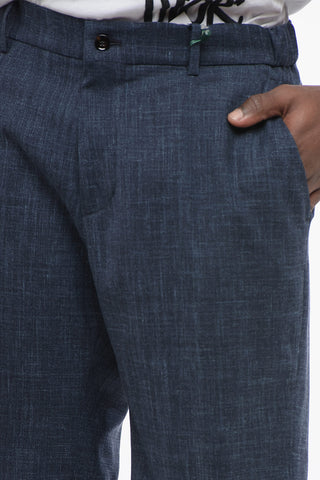 Shorts Chino in Misto Seta con Passanti