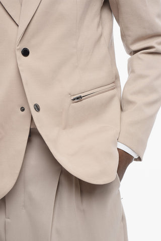 EMPORIO 2 Button Blazer with Removable Chest Piece