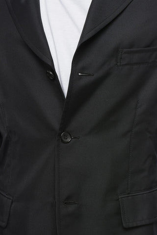 BLACK Slim Fit Blazer with Flap Pockets