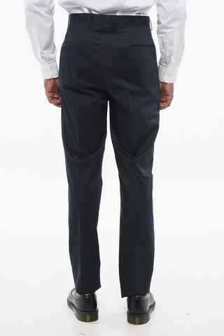 Pantaloni Chino in Cotone Stretch con Passanti