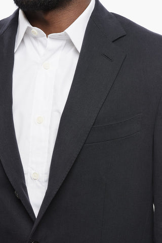Slim Fit Pure Linen Blazer with Flap Pockets
