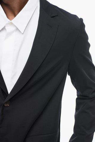 Light Wool Suit with Elastic Waistbanded Pants