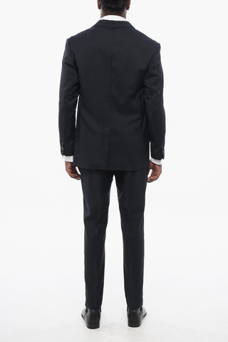 Light Wool Suit with Elastic Waistbanded Pants